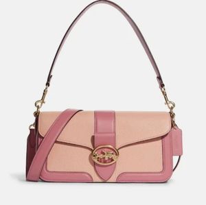 💗Coach pink georgie shoulder bag🎀